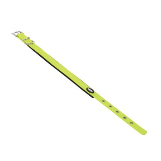 Halsband "Cover" neon gelb L: 40-50 cm, B: 25 mm