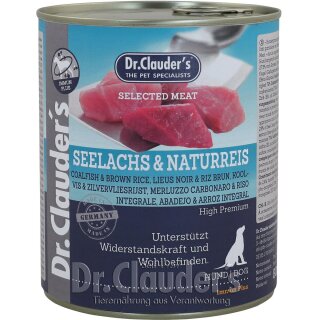 Dr. Clauder´s Dog Dose Selected Meat Seelachs & Reis 800g