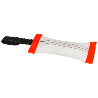 Trainingsdummy mit Schlaufe weiß/orange, 30x8,5cm