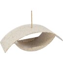 Futterspender, Nussschale, 32,5 × 12 × 10,1 cm, beige