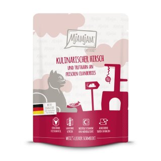 MjAMjAM - Quetschie - kulinarischer Hirsch und Truthahn an frischen Cranberries 300g