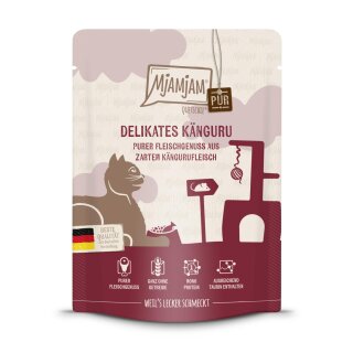 MjAMjAM - Quetschie - Purer Fleischgenuss - delikates Känguru pur 300g
