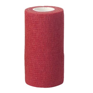 EquiLastic selbsthaftende Bandage, rot, 10cm breit