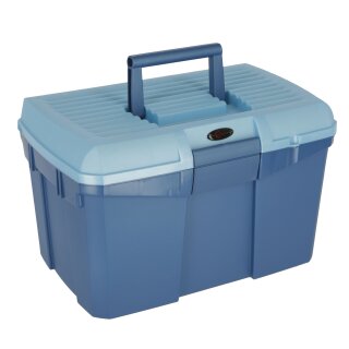 Putzbox Siena marine-/hellblau mit herausnehmbaren Einsatz