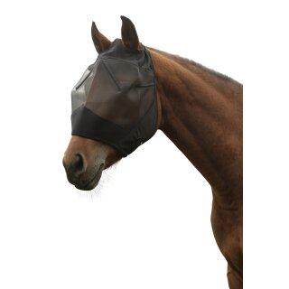 Fliegenschutzmaske Pony mit Ohrenaussparung ohne Nasenrü.