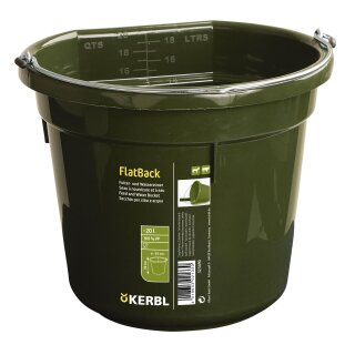 FlatBack grün ca. 20l. Futter- und Wassereimer