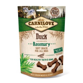 Carnilove Hund Soft Snack – Duck with Rosemary 200g