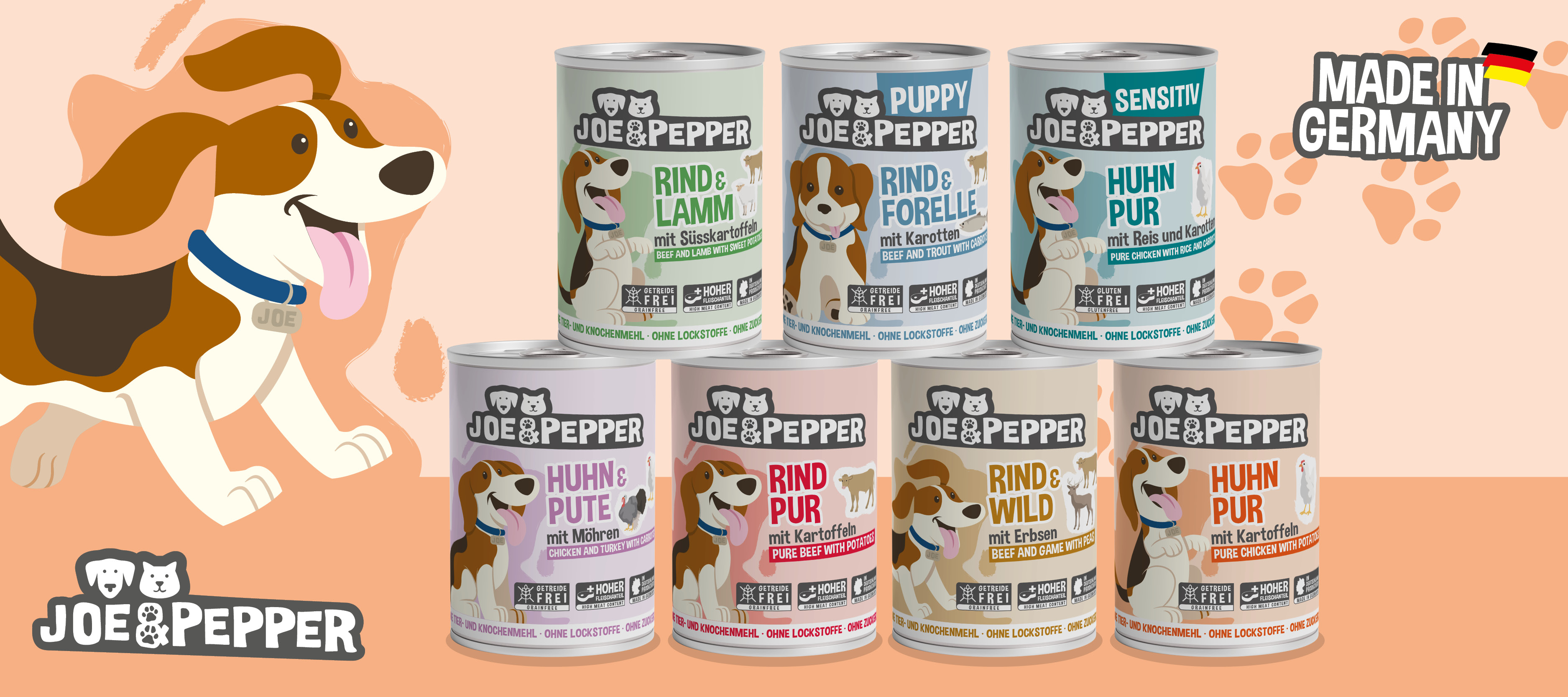 Joe & Pepper Hund - Das komplette Sortiment bei uns!